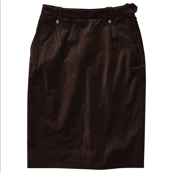 YSL velvet skirt. - Picture 2 of 5